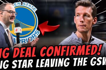 🚨 BREAKING NEWS! GSW MAKES BIG ANNOUNCEMENT! NEWS FROM GOLDEN STATE WARRIORS !