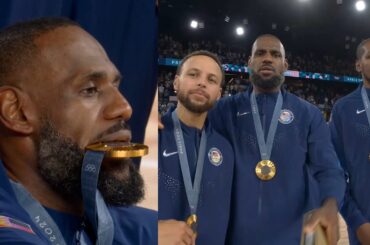 Team USA receive their GOLD MEDALS and LeBron James Wins MVP of Olympics