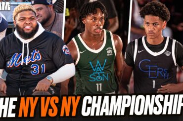 Druski Pulled Up To the NY vs NY Championship! 🤩 GAME WAS A MOVIE 🍿🔥