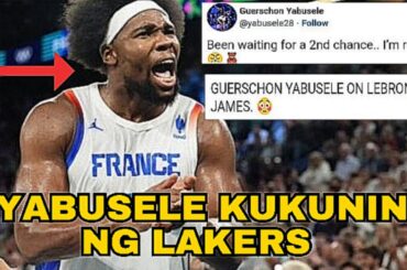 Breaking news Guerschon Yabusele ng France kukunin ng Los Angeles Lakers