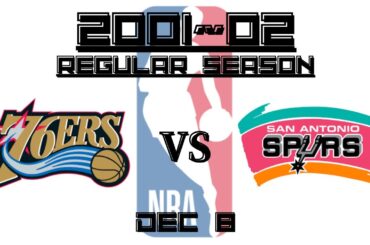 【NBA】2001~02 76ers vs SPURS 1208