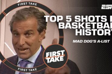 Mad Dog’s A-List: Top 5️⃣ shots in basketball history | First Take