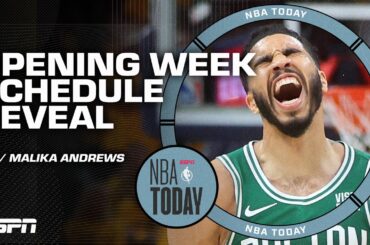 NBA OPENING WEEK SCHEDULE REVEALED 👀 Celtics raise the banner, new Clippers arena & MORE | NBA Today