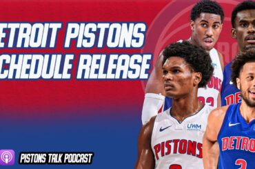 Detroit Pistons Schedule Release Reactions With Sean Murphy