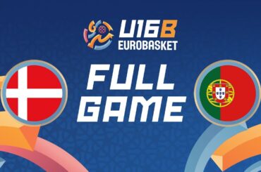 Group Phase | Denmark v Portugal | Full Basketball Game | FIBA U16 Women's EuroBasket 2024 Div. B