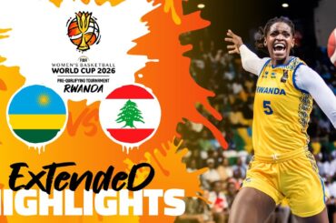 Rwanda 🇷🇼 vs Lebanon 🇱🇧 | Highlights | #FIBAWWC 2026 Pre-Qualifying Tournament