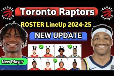 Toronto Raptors ROSTER Lineup 2024-2025 | NBA Toronto Raptors