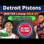 Detroit Pistons ROSTER Lineup 2024-2025 | New UPDATE Detroit Pistons NBA