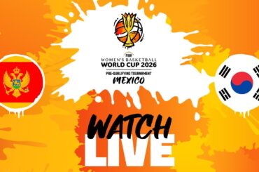 Montenegro v Korea | Full Basketball Game | #FIBAWWC 2026 Pre-Qualifying Tournament