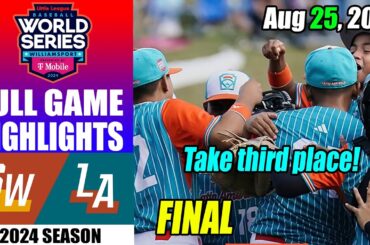 Texas vs Venezuela [FULL GAME] Highlights Aug 25, 2024 | Third Place Game | LLWS Highlights 2024