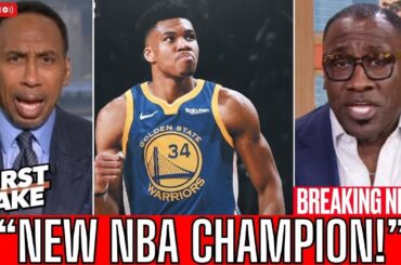 BREAKING: ESPN GOES CRAZY to Giannis Antetokounmpo JOINING the Warriors for NBA Title! Warriors News