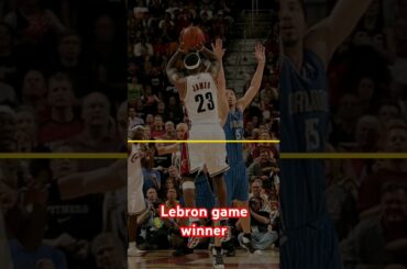 Lebron James Playoffs game winner #nba #basketball #sports