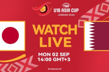 Group Phase | Japan v Qatar | Full Basketball Game | FIBA U18 Asia Cup 2024