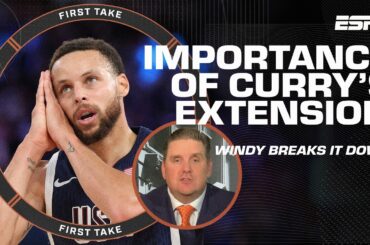 Warriors a 'TEAM TO WATCH!' - Windy breaks down Steph Curry's CONFIDENCE with extension | First Take