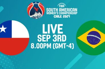 Chile v Brazil | Full Basketball Game | FIBA South American Women's Championship 2024