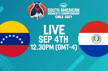 Venezuela v Paraguay | Full Basketball Game | FIBA South American Women's Championship 2024