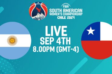 Argentina v Chile | Full Basketball Game | FIBA South American Women's Championship 2024