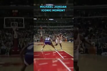 Michael jordan iconic moments 🤾 #nba #basketball #nbahistory #michaeljordan #shorts