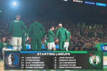 NBA 2K25 (Xbox One) - Dallas Mavericks vs Boston Celtics NBA Finals 2024 Gameplay [4K60HD]