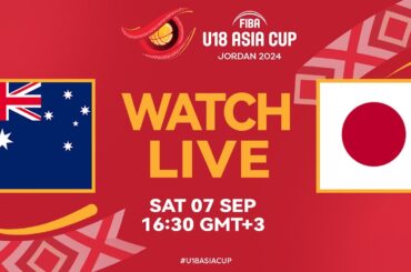 Quarter-Finals | Australia v Japan | Full Basketball Game | FIBA U18 Asia Cup 2024