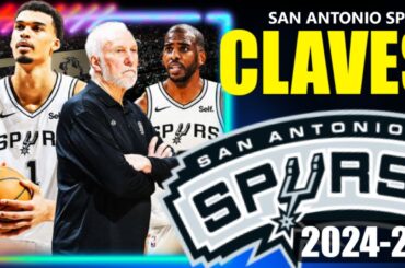 Wembanyama VA POR TODO 🚨💣 Pop + CP3 🔥 CLAVES San Antonio Spurs 2024-25 NBA ¿LLEGAN A PLAYOFFS? 🤔