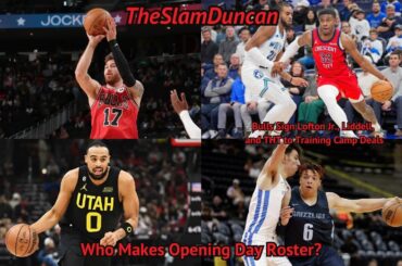 Chicago Bulls Complete Training Camp Roster | Who Makes the Opening Day Roster? | TheSlamDuncan