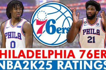 76ers NBA2K25 Ratings REVEAL: Where Joel Embiid, Tyrese Maxey & Paul George Rank | 76ers News