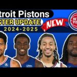 Detroit Pistons | FINAL LINEUP | TODAY UPDATE | ROSTER REPLACE 2024-25 #nbaupdate