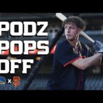 Golden State Warriors' Brandin Podziemski Hits Home Run During Giants Batting Practice