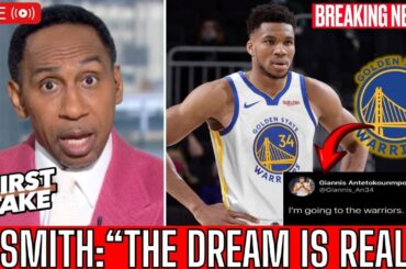 FIRST TAKE | BREAKING: "Golden State Warriors TRADING To Giannis Antetokounmpo IS REAL!"- Stephen A.