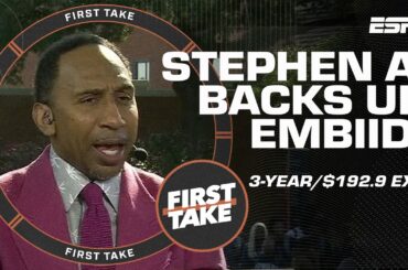 Joel Embiid 'DESERVES EVERY PENNY!' - Stephen A. ALL FOR Joel Embiid's extension! | First Take