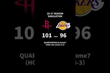 Houston Rockets vs Los Angeles Lakers Game 7 | 2027 WCSF