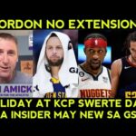 NBA insider may UPDATE sa Warriors. GORDON extention WALA? Holiday KCP swerte?