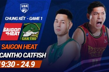 🔴Finals - Game 1: Saigon Heat - Cantho Catfish | Giải bóng rổ chuyên nghiệp Việt Nam - VBA 2024