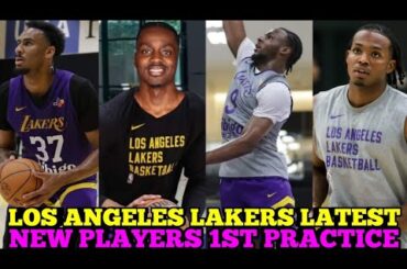 LOS ANGELES LAKERS NEW PLAYERS 1ST PRACTICE | BRONNY,KALOKO,QUINCY & TRAORE WORKOUT | LAKERS UPDATES