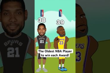 The Oldest NBA Player to win each Award! #nba