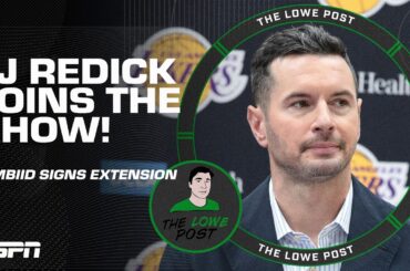 JJ Redick on Lakers’ lineup, Bronny & pressure + Joel Embiid’s extension & more | The Lowe Post