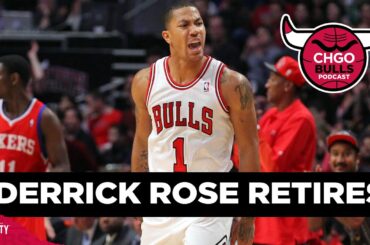 Chicago Bulls legend Derrick Rose RETIRES from the NBA | CHGO Bulls Podcast