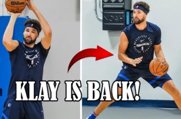 Klay Thompson Looks Sharp at First Dallas Mavericks Practice of Season!