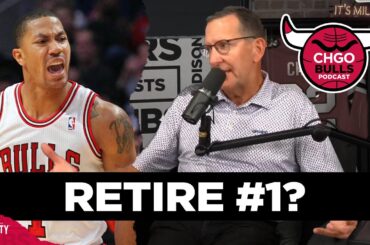 Will the Chicago Bulls finally retire Derrick Rose’s jersey? | CHGO Bulls Podcast