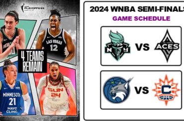 2024 WNBA Playoff: Semifinals Game Schedule 🏆🏆🏆 | NY Liberty vs Aces | Lynx vs Sun | Match Preview.