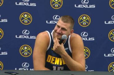 Nikola Jokic Denver Nuggets - Westbrook was my enemy now he is my teammate that is the NBA!