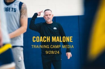 Coach Malone Post Practice Media 🎙 | Denver Nuggets Training Camp