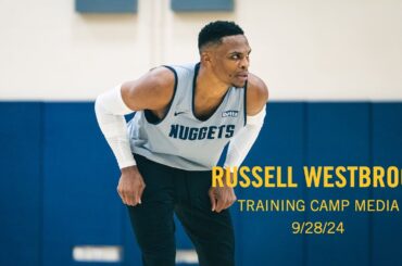 Russell Westbrook Post Practice Media 🎙 | Denver Nuggets Training Camp