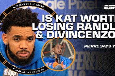 Is Karl-Anthony Towns WORTH IT for the Knicks to lose Randle & DiVincenzo? | Numbers On The Board