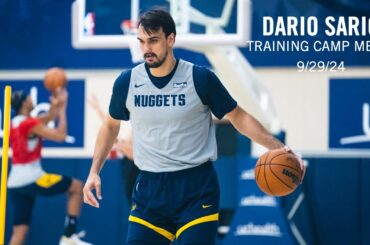 Dario Šarić Post Practice Media 🎙 | Denver Nuggets Training Camp