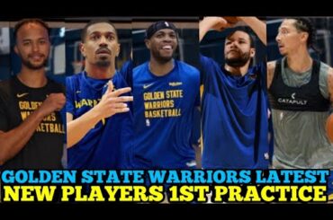 GOLDEN STATE WARRIORS LATEST NEW PLAYERS 1ST PRACTICE | HIELD,ANDERSON,KNOX,WATERS & MELTON WORKOUTS