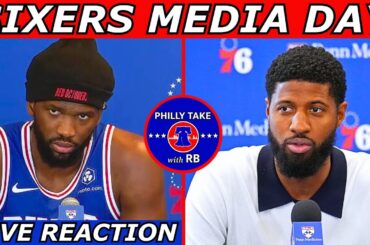 Sixers Media Day 2024 LIVE Press Conference! | Joel Embiid, Paul George, Tyrese Maxey & More!