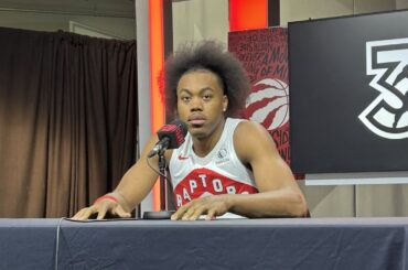 #TorontoRaptors MEDIA DAY REACTIONS! #ScottieBarnes well spoken & looking like a monster! Let's GO!!