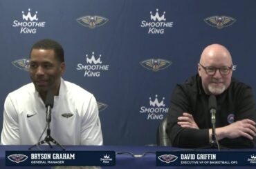 David Griffin & Bryson Graham interview | Pelicans Media Day 2024